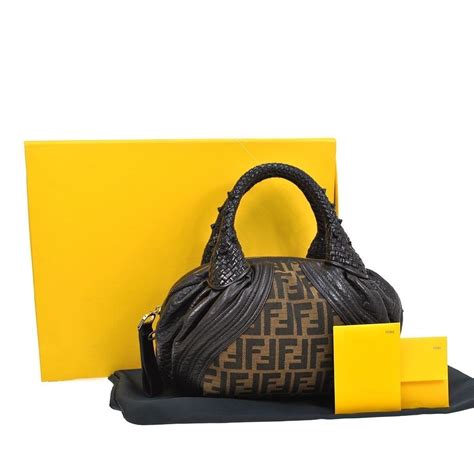 fendi zucca shopping bag prezzo|authentic fendi zucca handbags.